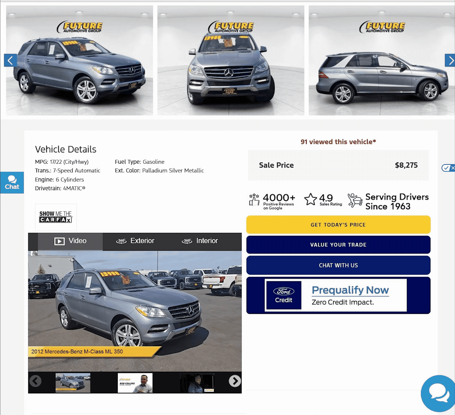 Car Dealership Video Software Embedded VDP